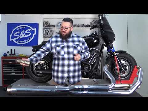 S&S Cycle Product Spotlight - Sidewinder 2 into 1 Exhaust System for Touring Bikes