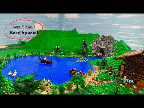 Berg Spezial - Ausbau der Höhle - Bau einer Lego & Klemmbaustein Stadt Folge 14