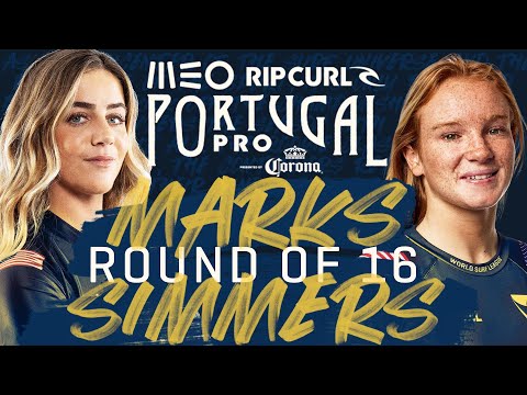 Caroline Marks vs Caitlin Simmers | MEO Rip Curl Pro Portugal - Round of 16 Heat Replay
