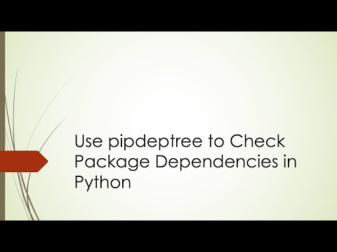 Python Checking Package Dependencies