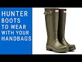 THESE Hunter Boots Are Perfect To Wear With Your Handbags