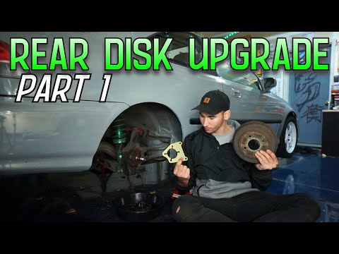 Rear Disk Brake Upgrade For The Civic! DIY pt.1