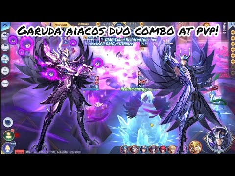 Saint Seiya: Awakening (KOTZ) - Duo Garuda Aiacos Combo at PvP! 