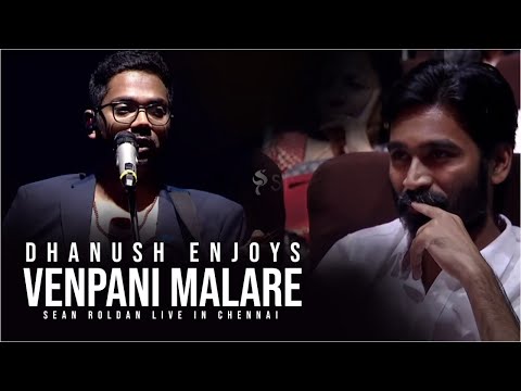 Dhanush enjoys Venpani Malare & Paarthaen Live by RR | Sean Roldan Live in Chennai | Silver Tree