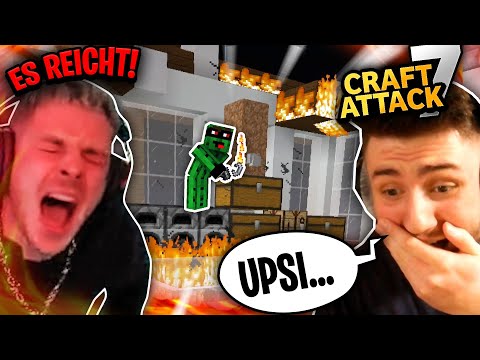 PETRIT goes too far: He sets fire to MY HOUSE!! CraftATTACK 7!
