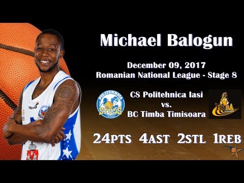 2017.12.09 Michael Balogun vs. BC Timba Timisoara - ST8
