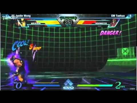 EVO2012 UMVC3 EG Justin Wong vs EM Taekua