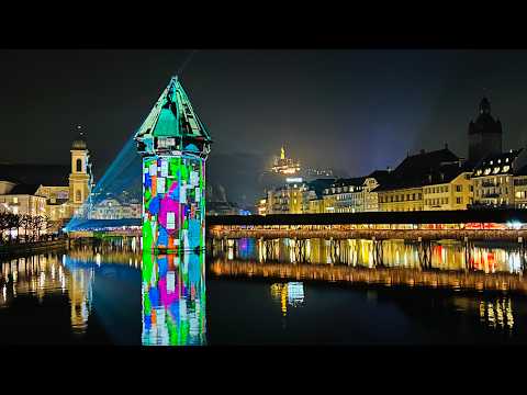 You’ve Never Seen Lucerne Like This! | Luzern Light (LILU) Festival Tour
