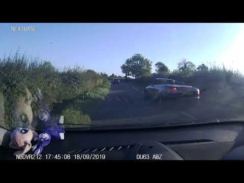 Bad Driving And Dangerous Overtake Audi Overtakes Almost Causing An Accident