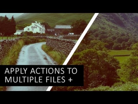 Photoshop CC - Apply an Action to Multiple Photos