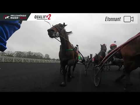 Caméras embarquées - Prix d'Amérique Races ZEturf Qualif#2
