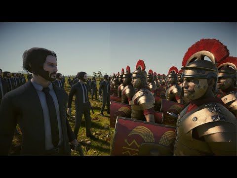 100 JOHN WICK vs 500 000 ROMAN GENERAL UEBS 2 Ultimate Epic Battle Simulator 2