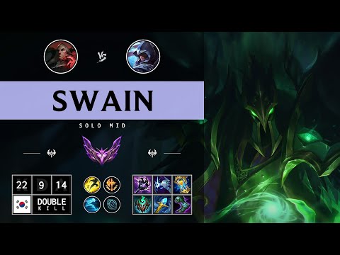 Swain Mid vs Talon: Dominating - KR Master Patch 14.15