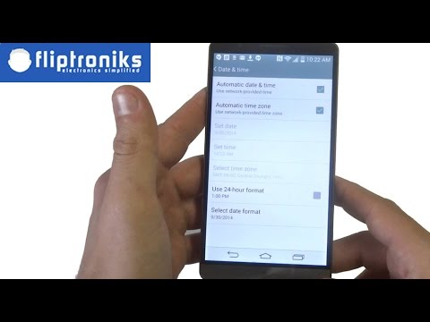 LG G3: Setting The Date and Time - Fliptroniks.com