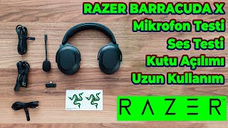 CANAVAR GİBİ KULAKLIK RAZER Barracuda X | Kutu Açılımı - Ses Testi - Mikrofon Testi - Uzun Kullanım