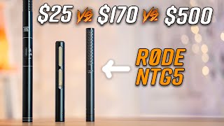 Video thumbnail for $25 vs $500 Shotgun Microphone! - Rode NTG5 Worth it? by Max Yuryev