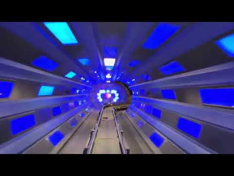 Space Mountain with Lights On! Walt Disney World 2025