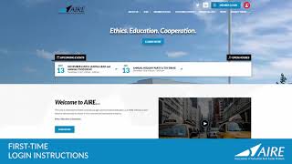 AIRE-BROKERS.org -  First Time Login Tutorial
