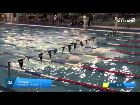 Finale dei 100 Farfalla  Assoluti Femmine Agonisti - 18 Memorial  Chiara Giavi