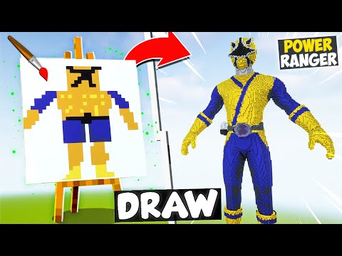 DRAWING BUILD OFF: NOOB vs PRO in Minecraft
