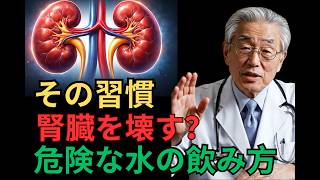 【必見】毎朝のその習慣、腎臓を壊しています｜知らないと危険な水の飲み方