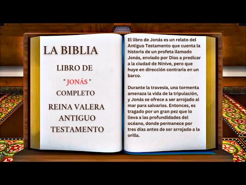 ORIGINAL: LA BIBLIA LIBRO DE " JONÁS " COMPLETO REINA VALERA ANTIGUO TESTAMENTO