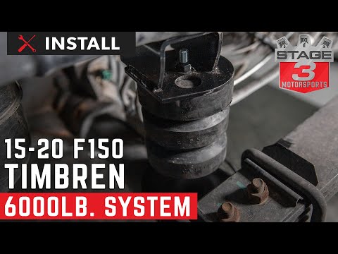 2015-2020 F150 Timbren 6,000lb Rear Suspension Enhancement System Install