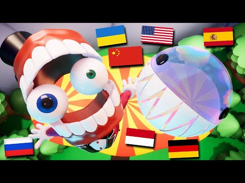 INTRO in DIFFERENT LANGUAGES from THE AMAZING DIGITAL CIRCUS: PILOT (Showcase)