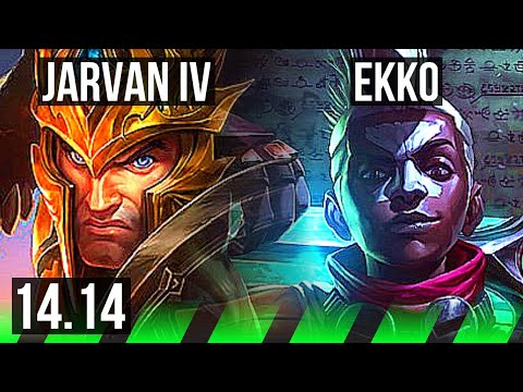 JARVAN IV vs EKKO (JGL) | 8/1/11, 1500+ games | NA Challenger | 14.14
