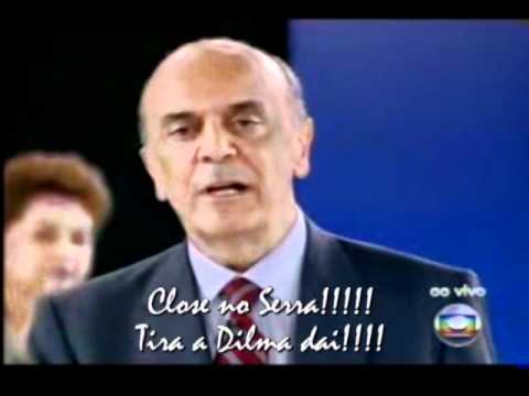 Close no Serra - Debate 29/10/2010- Jose Serra X Dilma - Segundo Turno - Rede Globo Tendenciosa