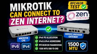 Can MikroTik Replace My UniFi | Zen Internet + RFC 4638 1500 MTU Test