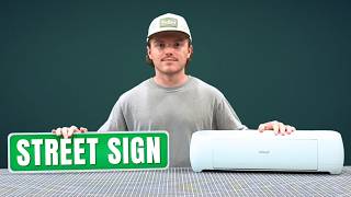 Making a Street Sign with a Cricut Cutter