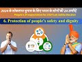 Safeguarding Safety And Dignity Priorities For Lok Sabha Election 2024