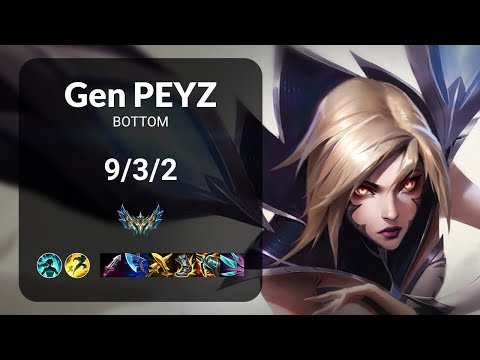 Gen Peyz Kai'Sa vs Tristana BOTTOM - KR CHALLENGER Patch 13.17