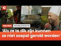 Papa's bakken pannenkoeken voor leerlingen van Enschedese basisschool Het Zeggelt