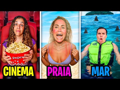 Surviving the whole day in the most random places possible! - Extreme!