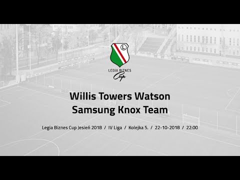 Skrót spotkania Willis Towers Watson - P-Crew ( Legia Biznes Cup Jesień 2018 )