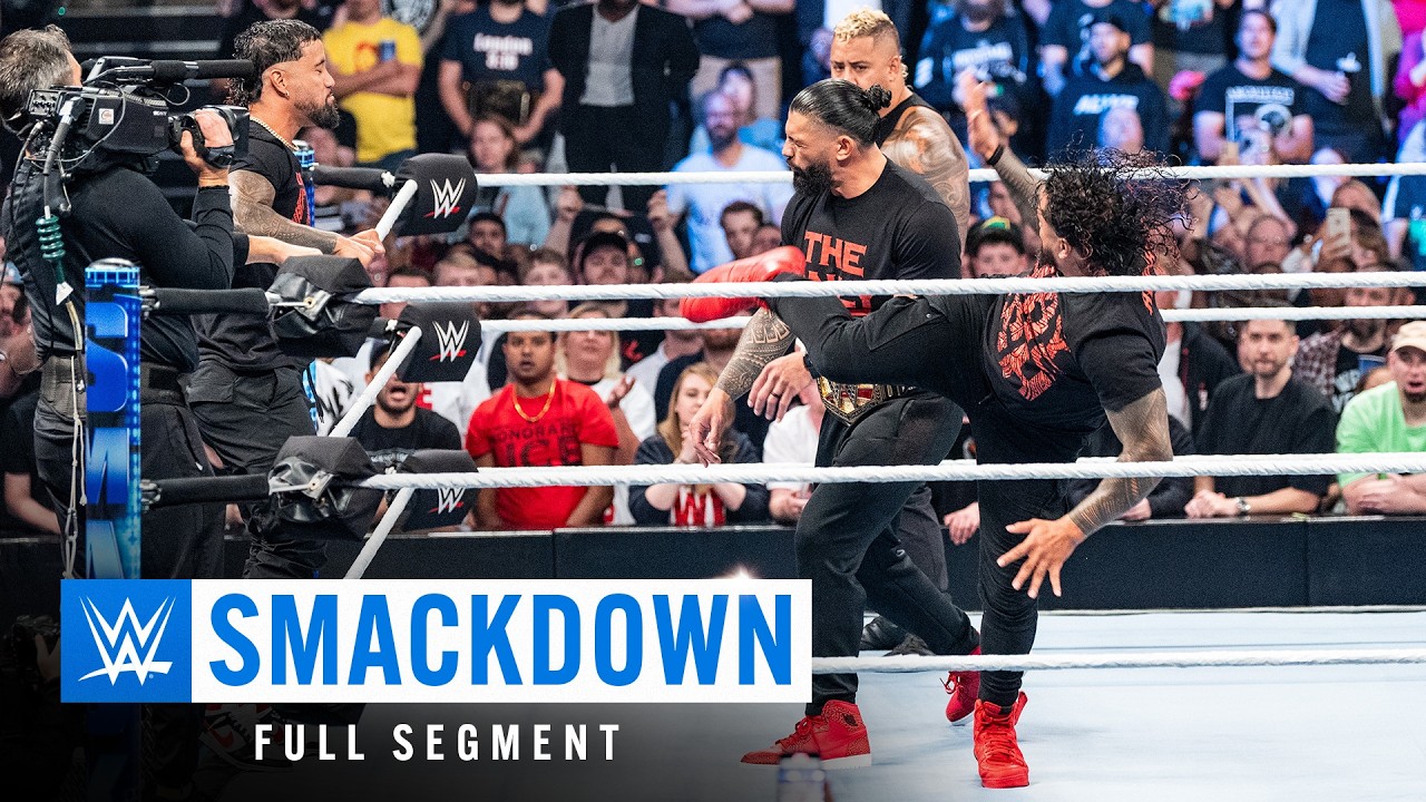 FULL SEGMENT: Roman Reigns, Solo Sikoa and Usos begin Bloodline Civil War: SmackDown, June 30, 2023