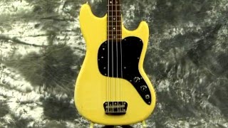Video thumbnail for The Bass Guitar - 1978 Fender Musicmaster Bass Original Case - 515-864-6136 by Lawman Guitars