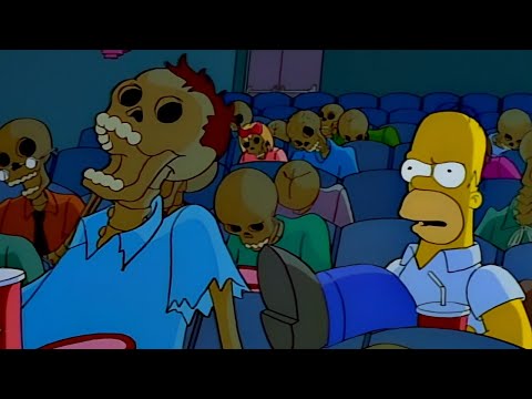 The simpson Homer is the last man left alive after a nuclear bomb destroys Springfield.