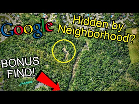 HIDDEN in The Woods... Google Earth Items Found!