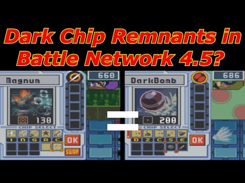 I found Dark Chips in Rockman EXE 4.5?