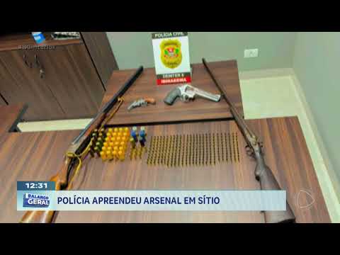 Operação em Ibirarema: polícia apreendeu arsenal em sítio