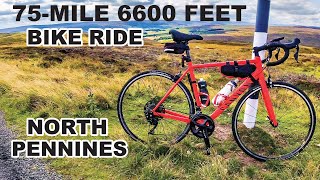 75 Mile 6600 Feet Bike Ride in North Pennines