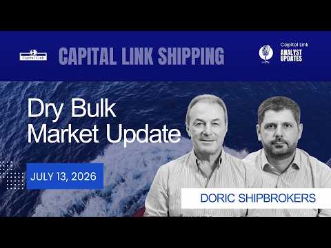 Dry Bulk Market Update with Doric Shipbrokers - July 2026
