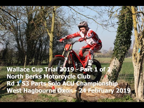 Wallace Cup Trial 2019  Part 1 of 2 - Round 1 S3 Parts Solo ACU Championship
