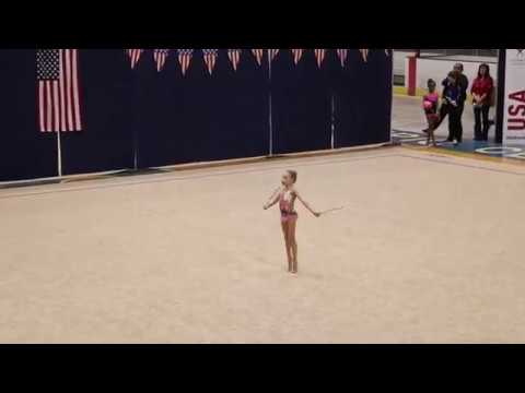 USA Gymnastics OPEN. Natasha Furman. Clubs routine. Level 5.