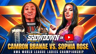 Camron BraNae vs. Sophia Rose – NWA World League Ladies Championship | WLW Showdown