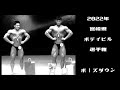 2022年宮崎県ボデイビル選手権 ポーズダウン 審査発表