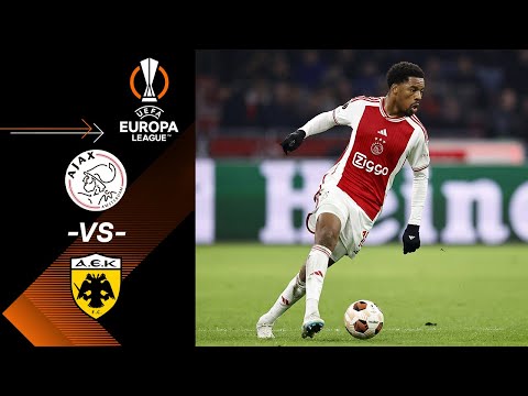Ajax Amsterdam vs. AEK Athen– Highlights & Tore | UEFA Europa League